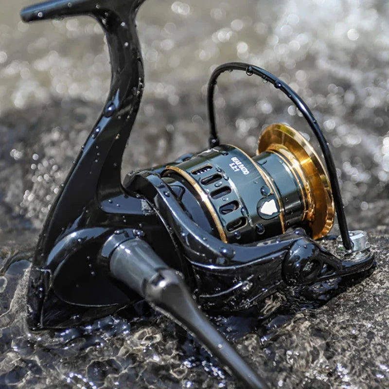 Metal Spinning Fishing Reel | Long Cast Bait Casting Sea Reel