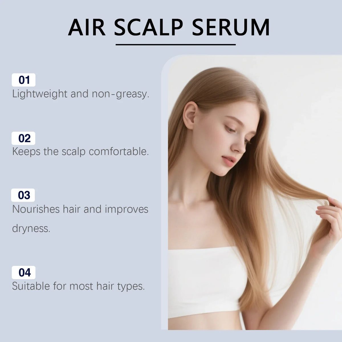 GHK-Cu Copper Peptide Hair Serum Spray 60ml – Strengthen & Nourish