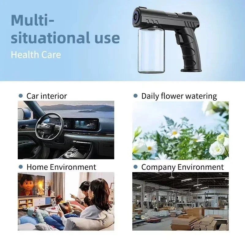 XMSJ 280ml Wireless Electric Nano Mist Spray Bottle USB Rechargeable