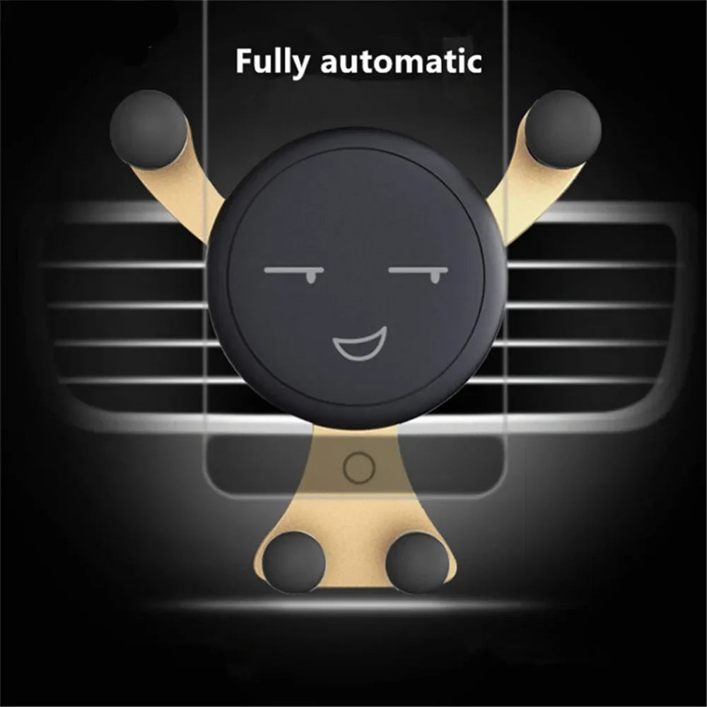 Gravity Car Phone Holder Air Vent Clip | iPhone & Samsung