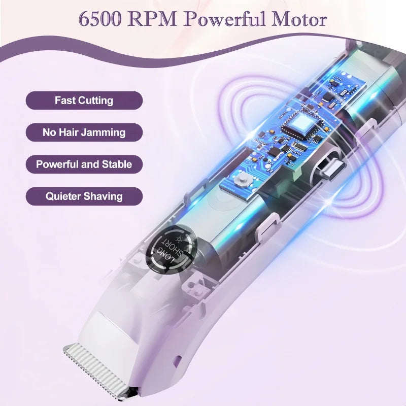 4-in-1 Waterproof Electric Hair Trimmer for Women & Men