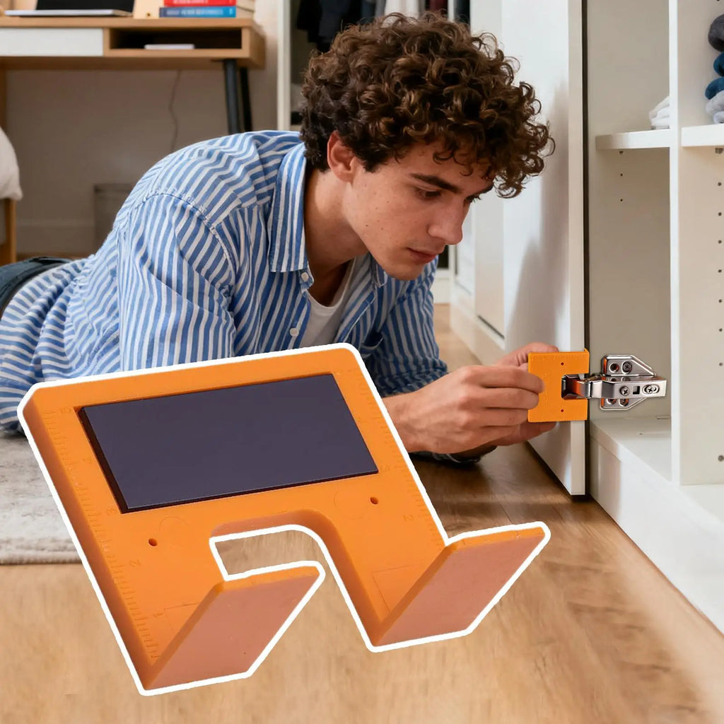 Magnetic Cabinet Hinge Jig | Precise Door Hinge Adjustment Tool