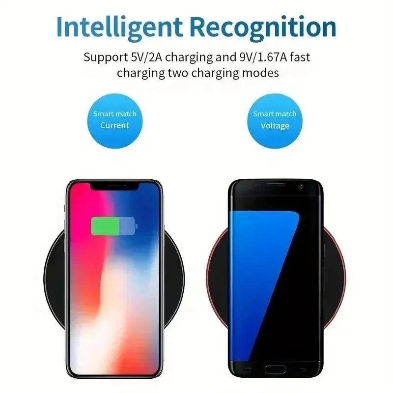 60W Fast Wireless Charging Pad – iPhone 16 & Samsung S24