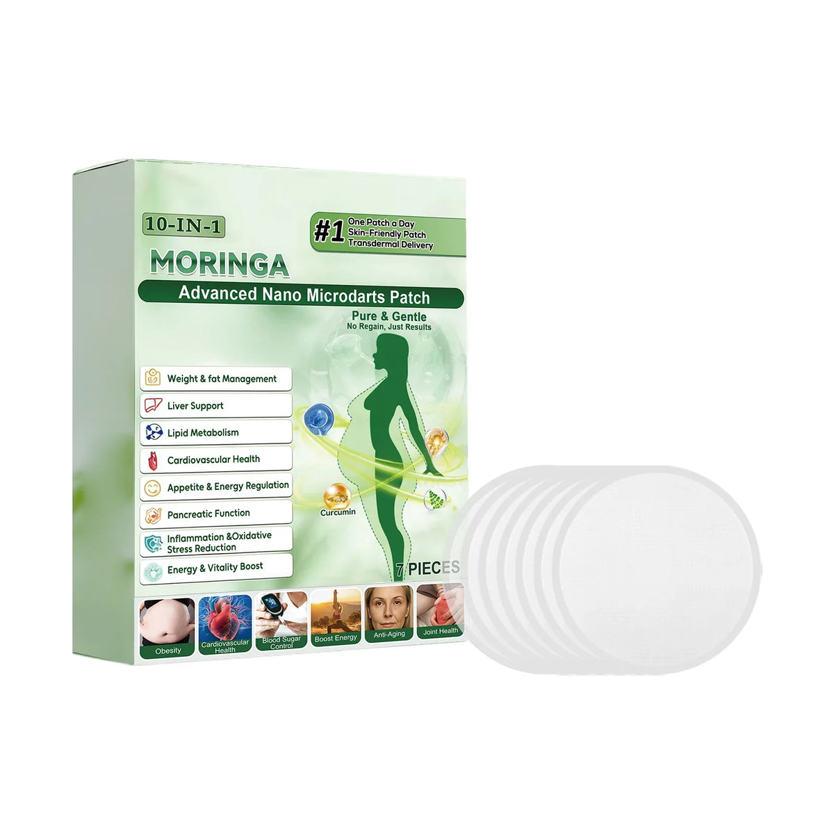 Moringa Nano Microdart Patch – Breathable Body Skin Care