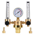 Dual Tube Argon Regulator Flowmeter Gas Pressure Reducer G5 8 Male