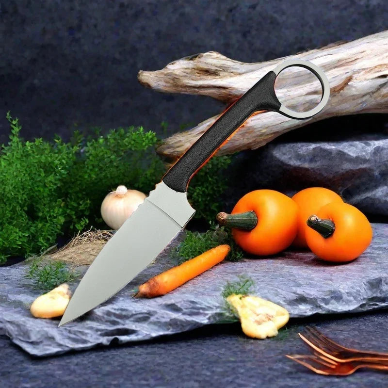 Stainless Steel Pocket Fruit Paring Knife with Protective Cover