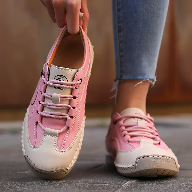 AZGB Women's Lightweight Hand-Sewn Casual Walking Shoes
