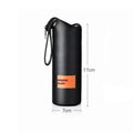 Leather Water Bottle Sleeve with Rope | Portable Cup Pouch