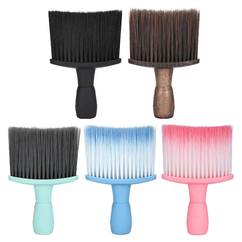 Soft Neck & Face Hair Sweep Brush | Salon Hairdressing Tool
