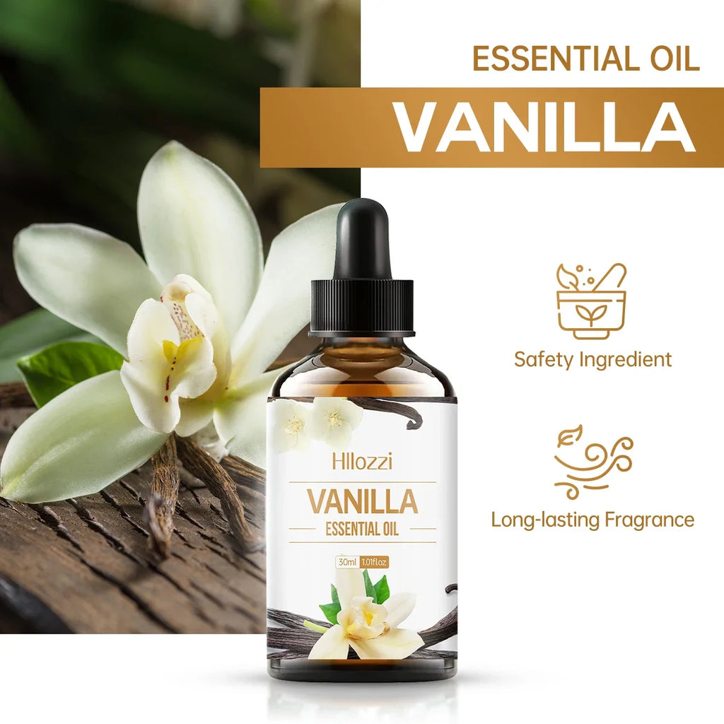 Vanilla Essential Oil – Hydrating Aromatherapy Skin Care 30–100ml
