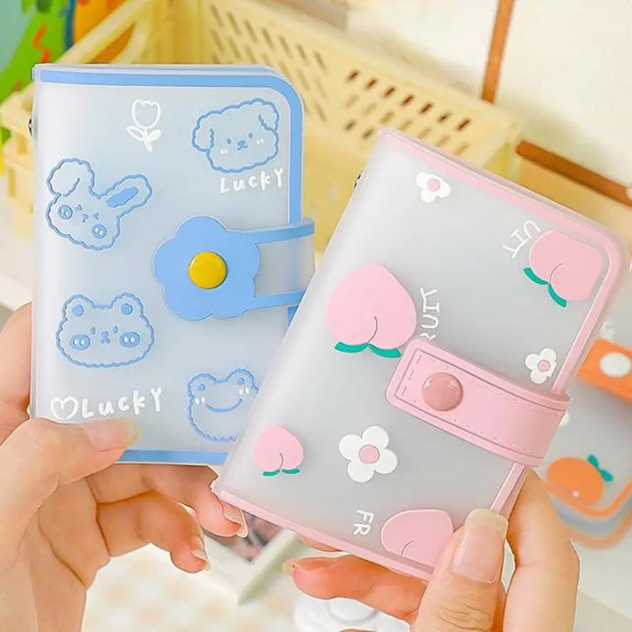 Mini Card Holder Album – Cute Portable ID & Photo Organizer
