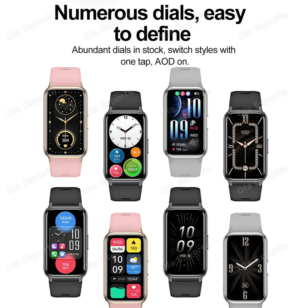 2026 Smart Bracelet Women Sport Smartwatch Men Heart Rate Sleep