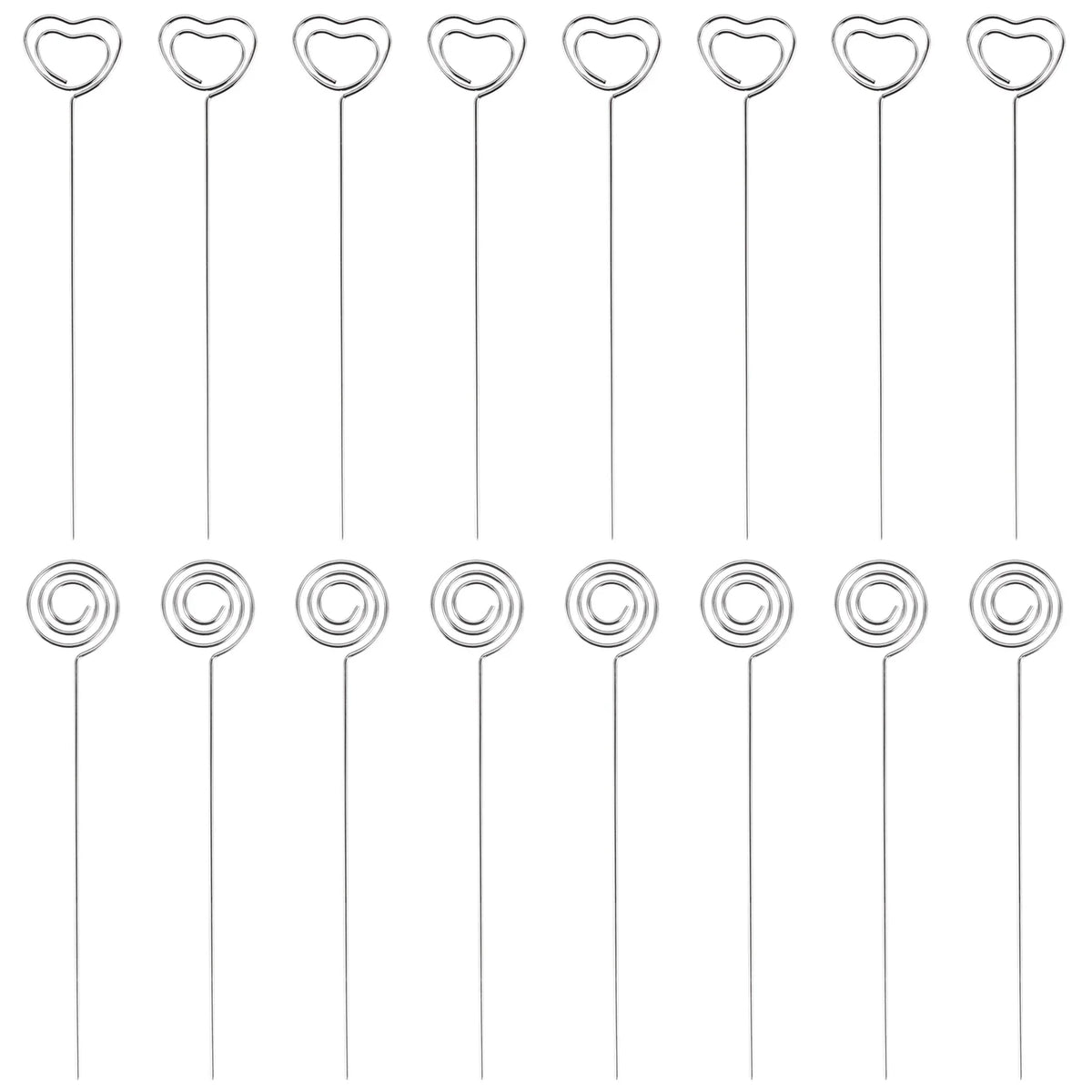 Y51A-60 Metal Wires Memo Clip Note Card Holders Table Number Photo