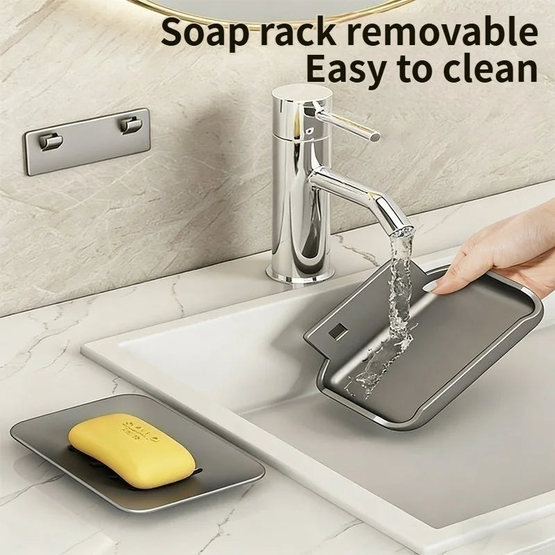 Corner Bathroom Shelf | No-Drill Wall Mounted Storage Rack