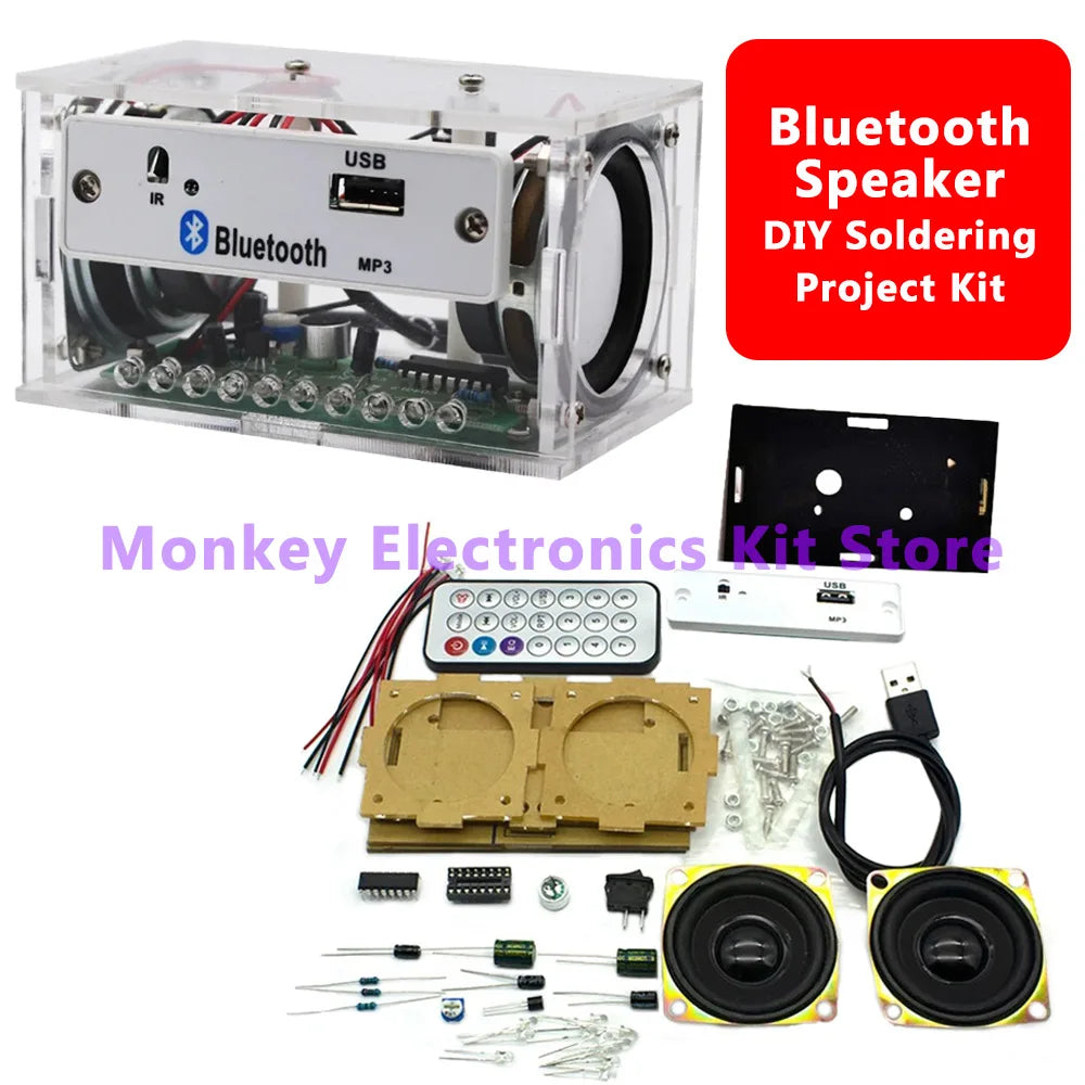 DIY Bluetooth Speaker Soldering Kit – Stereo Electronics Project