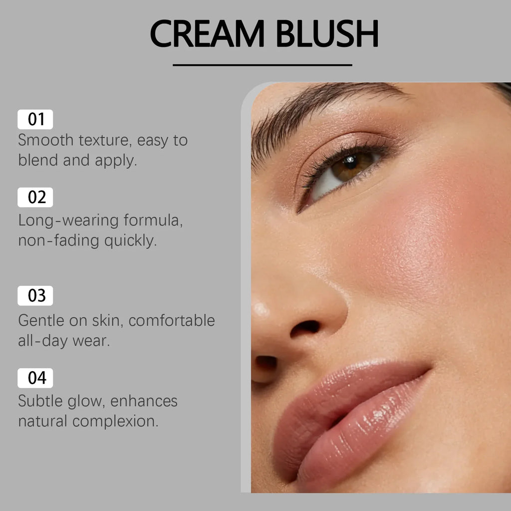 Zephoco Silky Moisturizing Blush – Rosy Radiant Contour