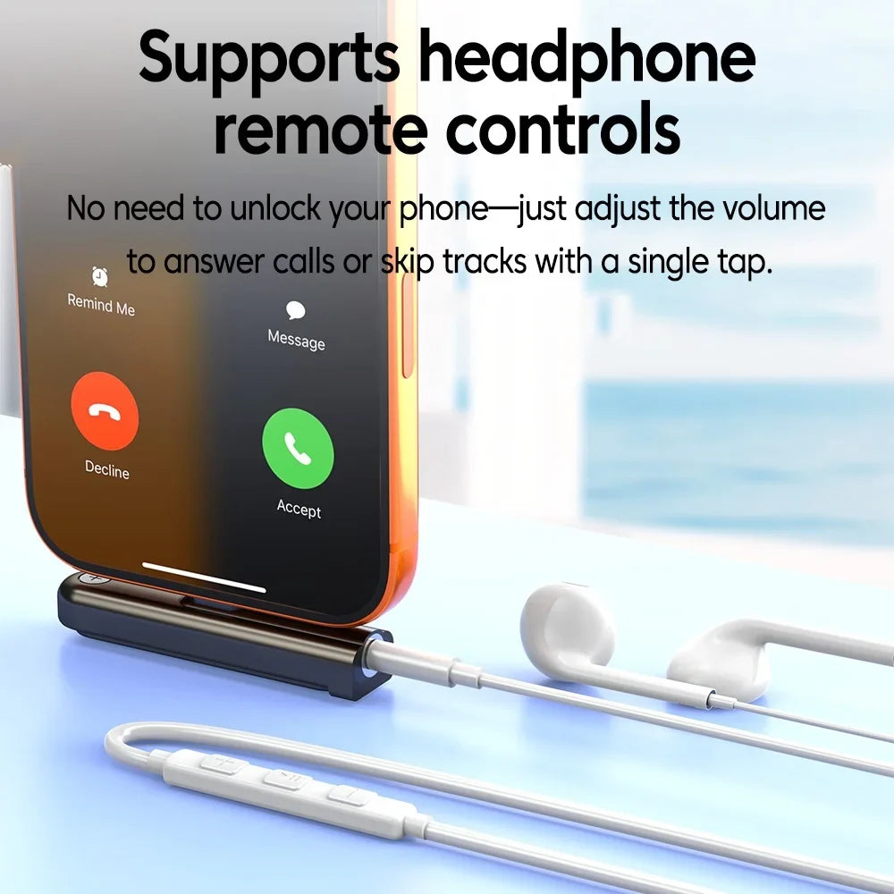 USB-C to 3.5mm Headphone Adapter | Folding Type-C AUX Jack
