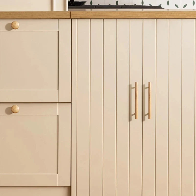 Nordic Walnut Wood Cabinet Handles & T-Bar Drawer Knobs