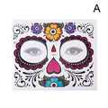 Halloween Skull Face Temporary Tattoo Stickers – Day of Dead