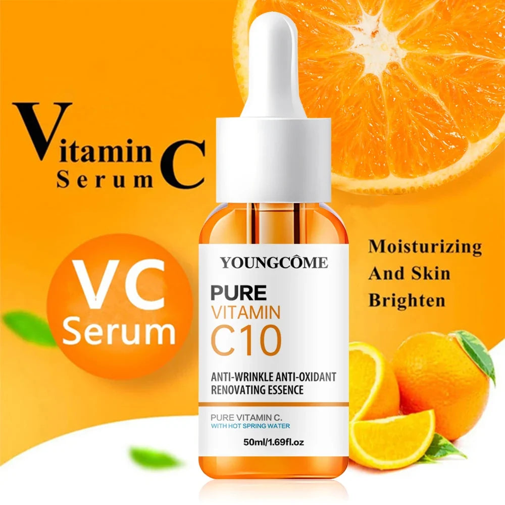 Vitamin C & Hyaluronic Acid Brightening Face Serum 10ml