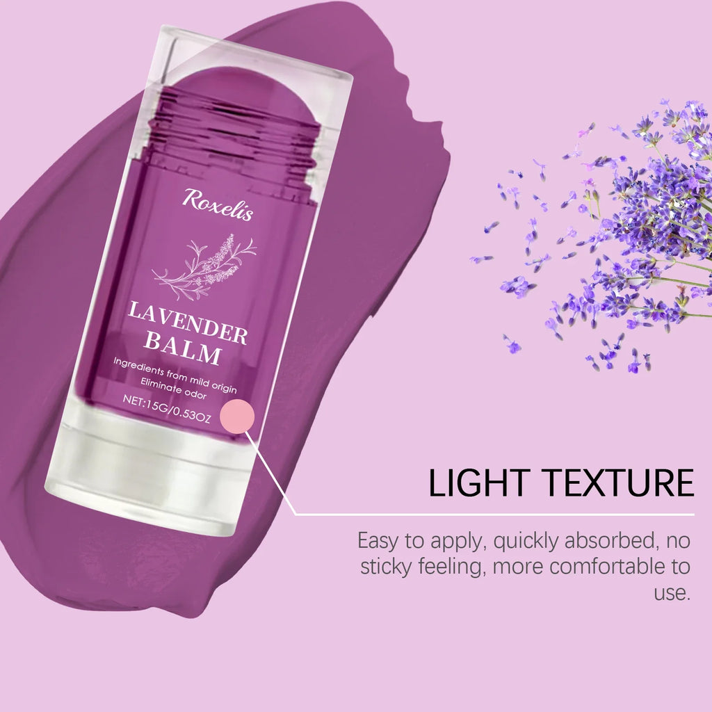 Lavender Solid Perfume 15g | Alcohol-Free Floral Deodorant