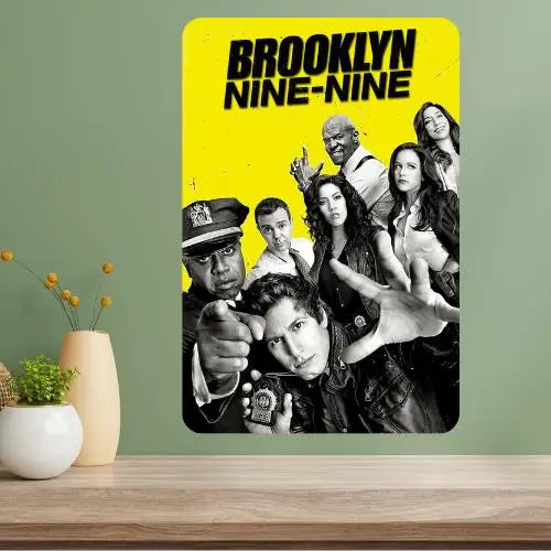 Brooklyn Nine-Nine Metal Poster Sign | Retro TV Wall Art