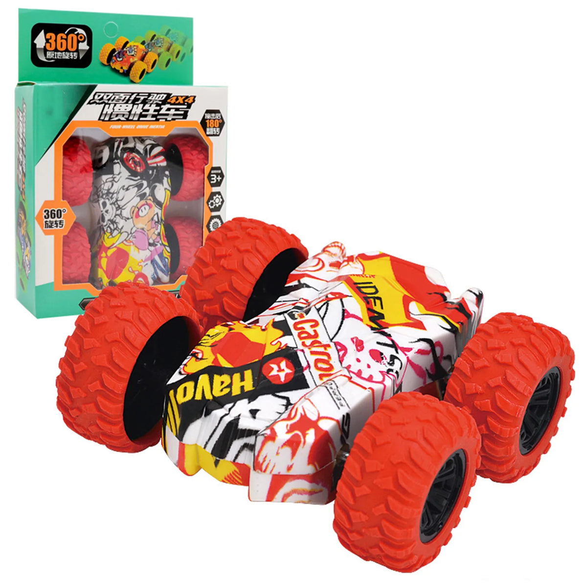 Double-Sided Inertia Off-Road Toy Car for Kids | 1:24 Scale
