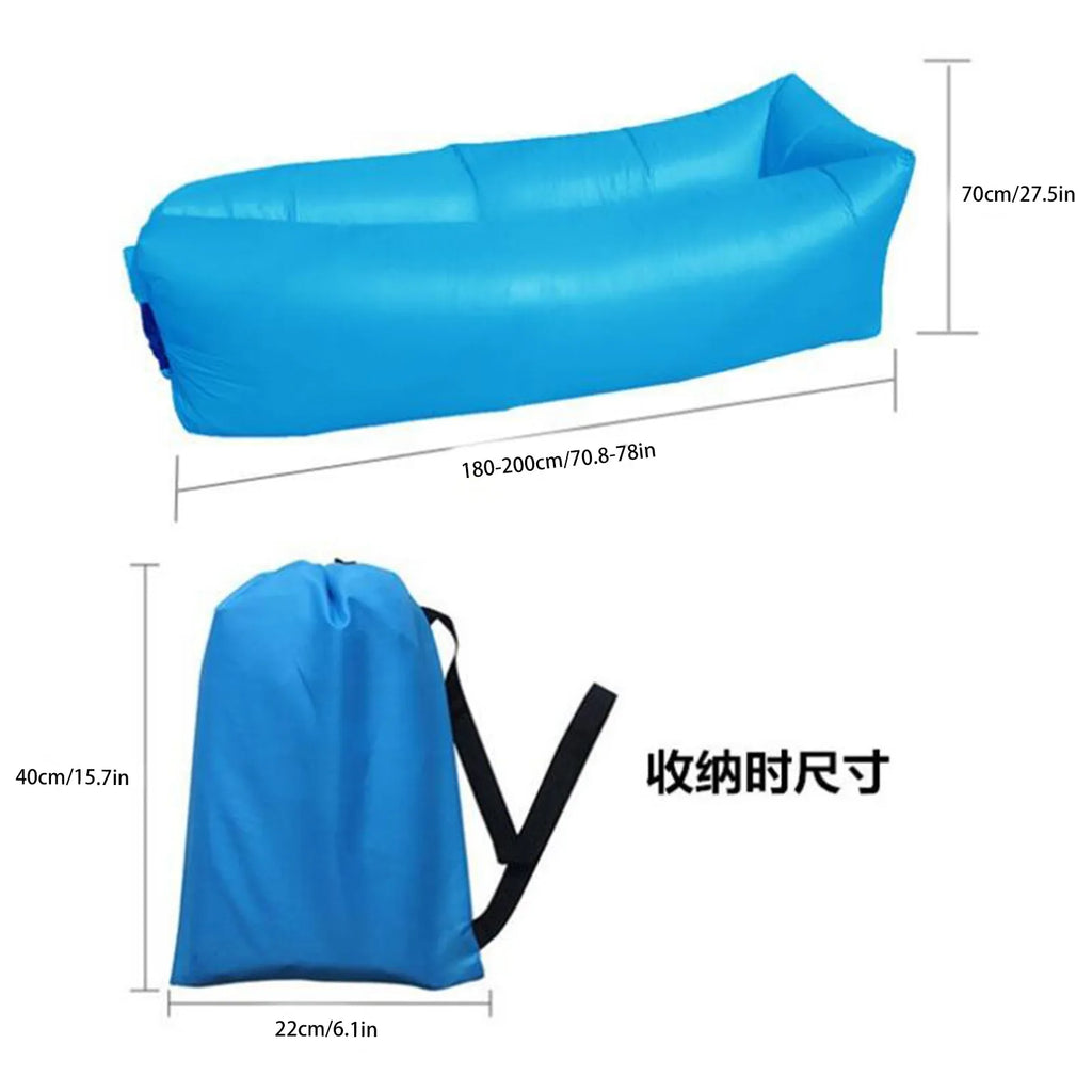 Portable Inflatable Lounger Sofa – Camping, Beach & Outdoors