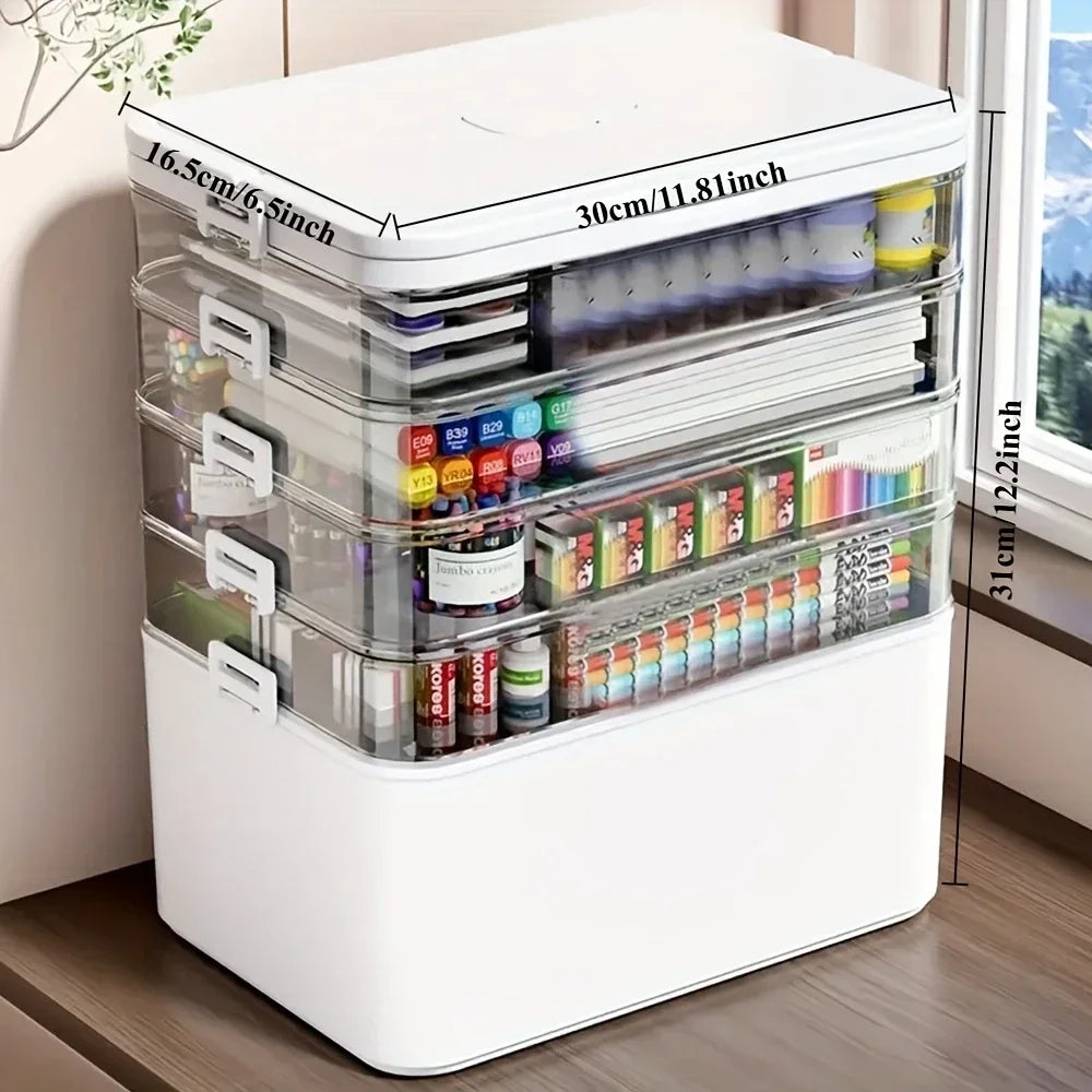 Large Capacity Multi-layer Classification Multifunctional Stationery