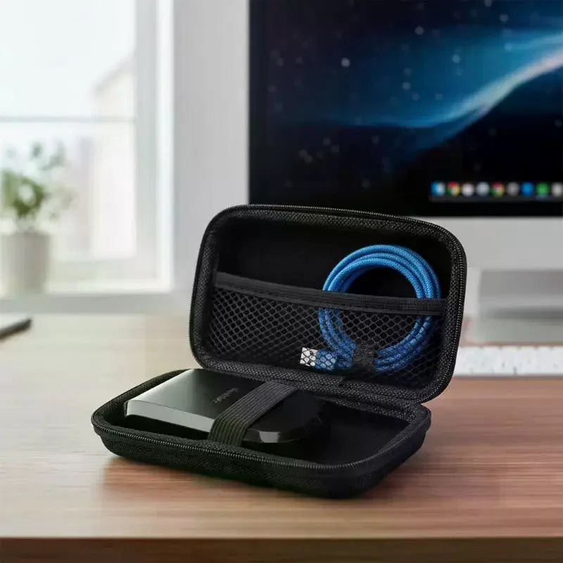 Hard Shell EVA Case – Mini Portable Digital Accessories Organizer