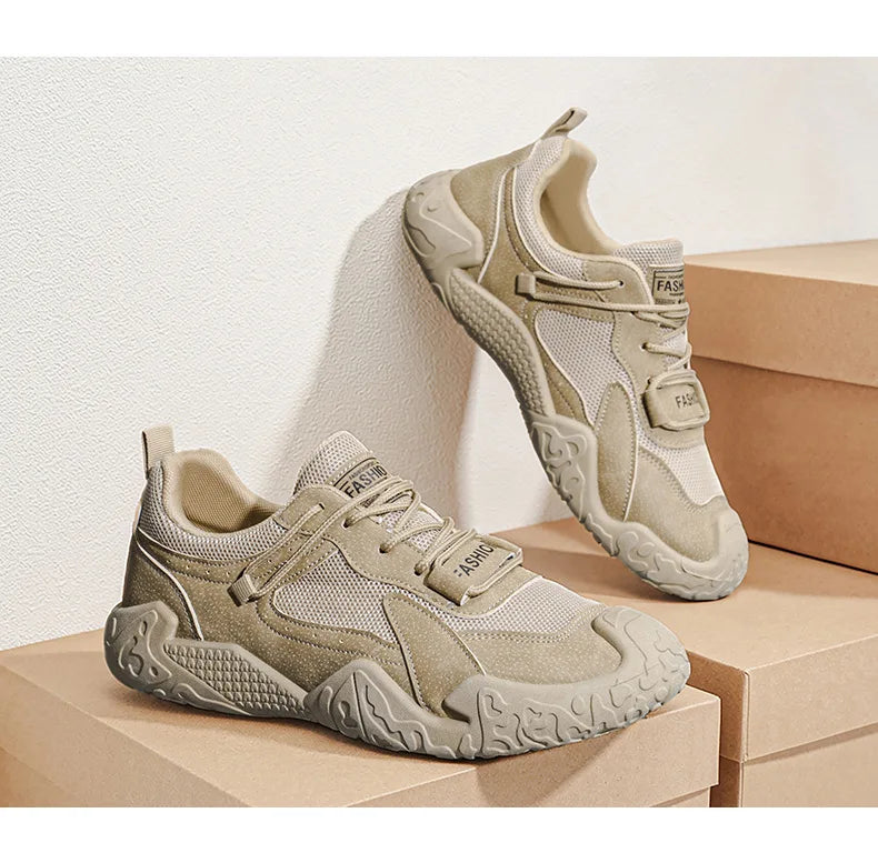 Men's Mesh Sneakers – Anti-Slip Outdoor Casual Shoes