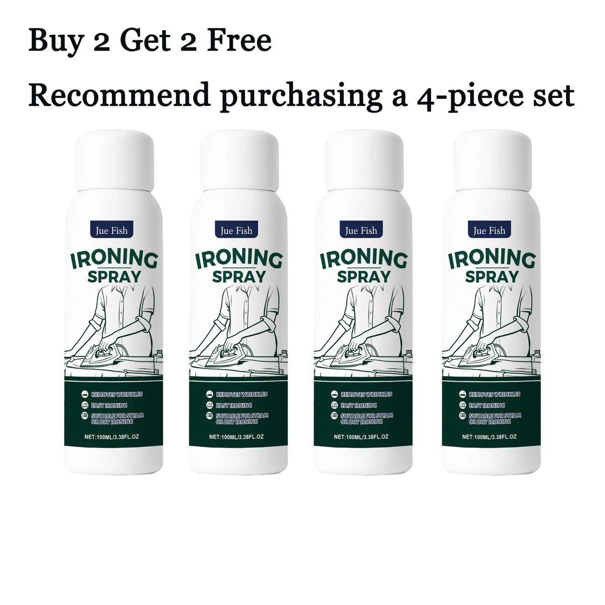 Wrinkle Release Spray 100ml – Instant Smooth Garment Care