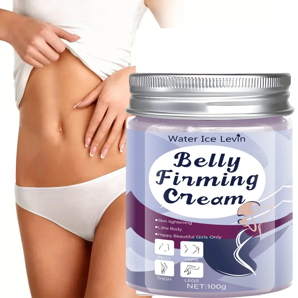 Firming Body Cream – Jojoba Oil & Caffeine for Belly & Thighs