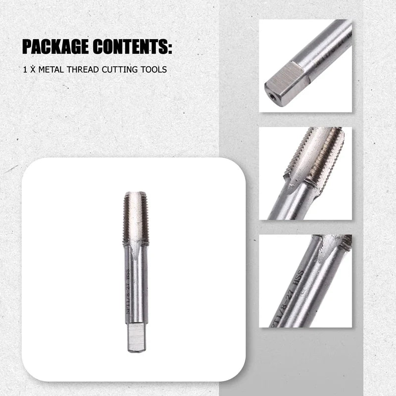 Y51A-1 27 NPT Taper Pipe Tap 1 8 TPI Fits Repair Work Maintenance
