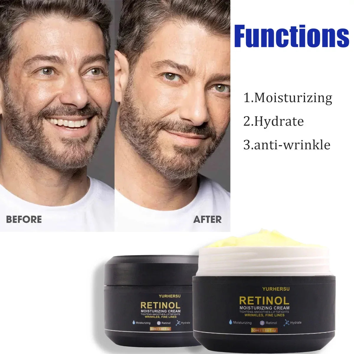 YURHERSU Retinol Face Cream for Men – Firms Skin 50ml
