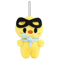 Cute Animal Plush Keychains Rabbit Husky Chicken Set of 6