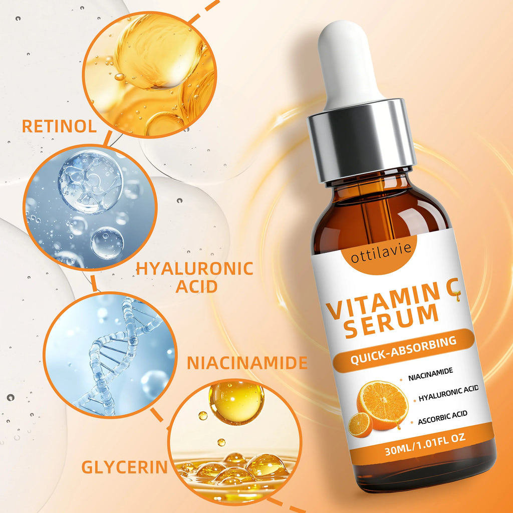 Ottilavie Vitamin C Serum-deep Moisturizing Essence Lifting&firming
