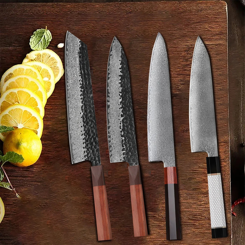 Damascus Steel Blank Blade – DIY Cleaver Knife Making Tool