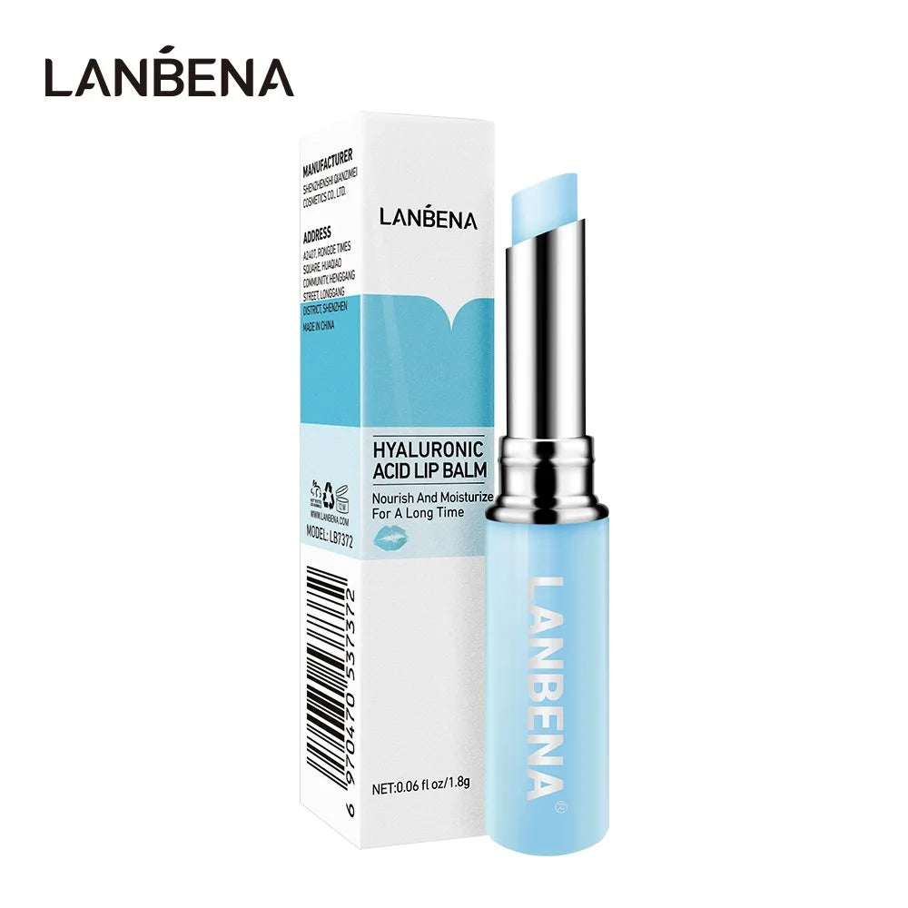 LANBENA Hyaluronic Acid Lip Balm – Moisturizing Lip Plumper