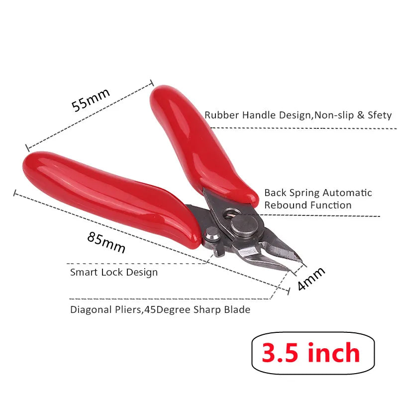 3 5 Wire Cable Cutter Multi-functional Electrical Mini Cutting Plier