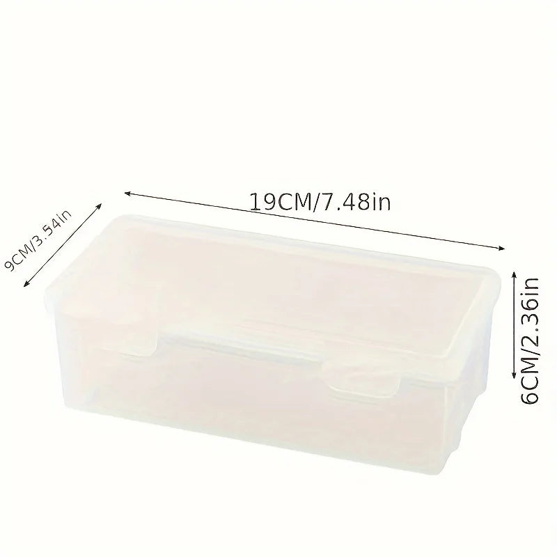 Large Capacity Transparent Storage Box Portable Tension Organizer