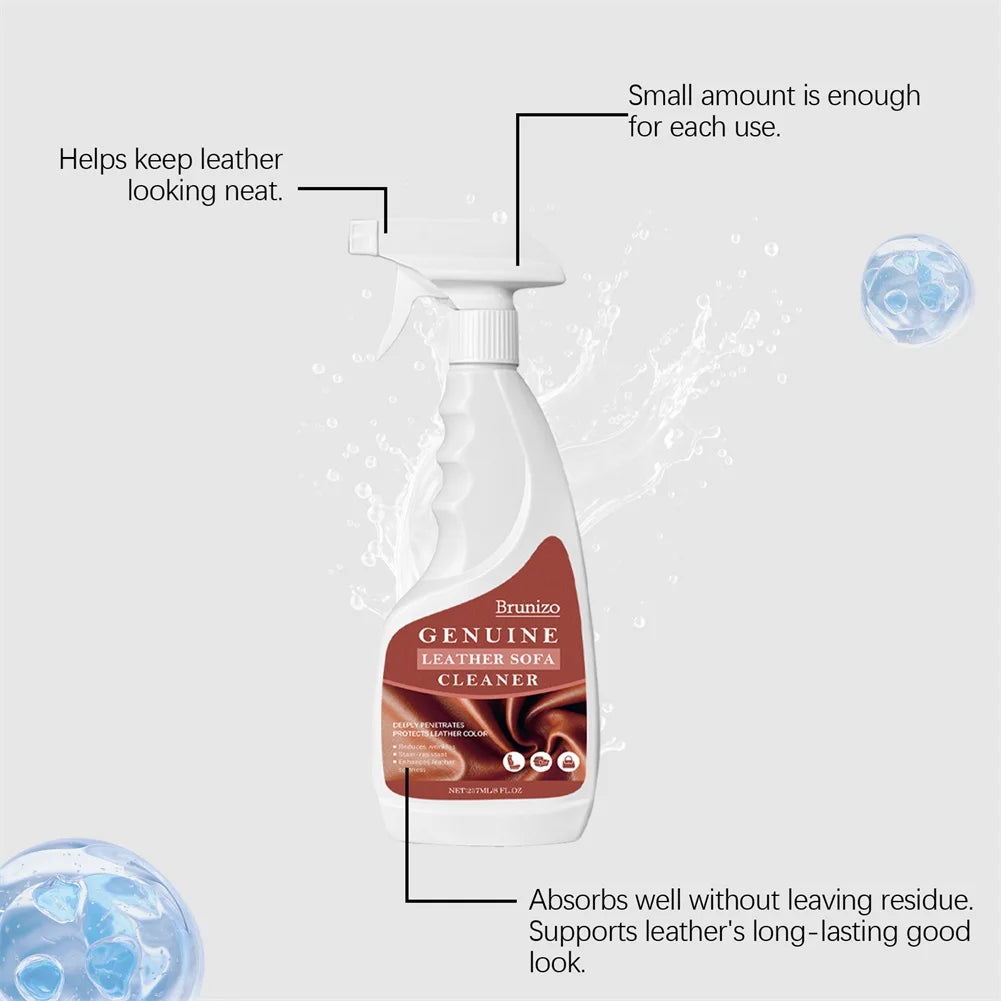 Professional Leather Cleaner & Conditioner Spray – 237ml