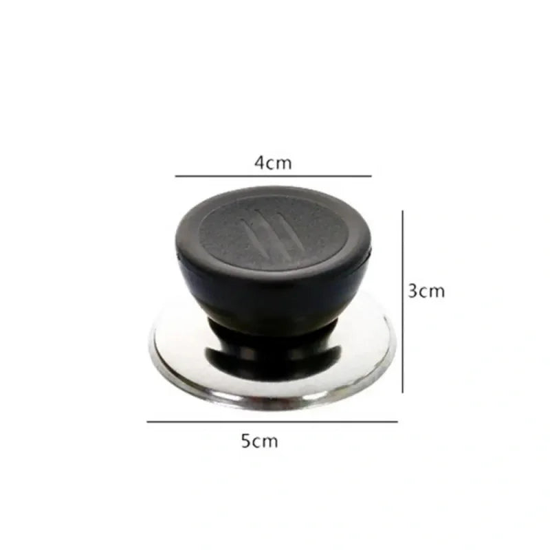 Replacement Pot Lid Knob Handle – Universal Plastic & Steel (1–3 Pack)
