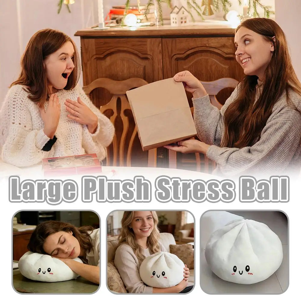 Giant Steamed Bun Squishy Stress Ball Fidget Sensory Toy 26cm