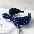 Polka Dot Bow Headband – Non-Slip Hair Hoop for Women & Girls
