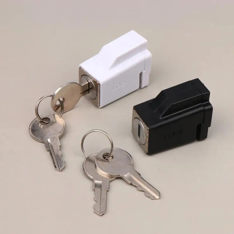 Aluminum Alloy Window Locks 2 Keys Restrictor Lock Durable Portable