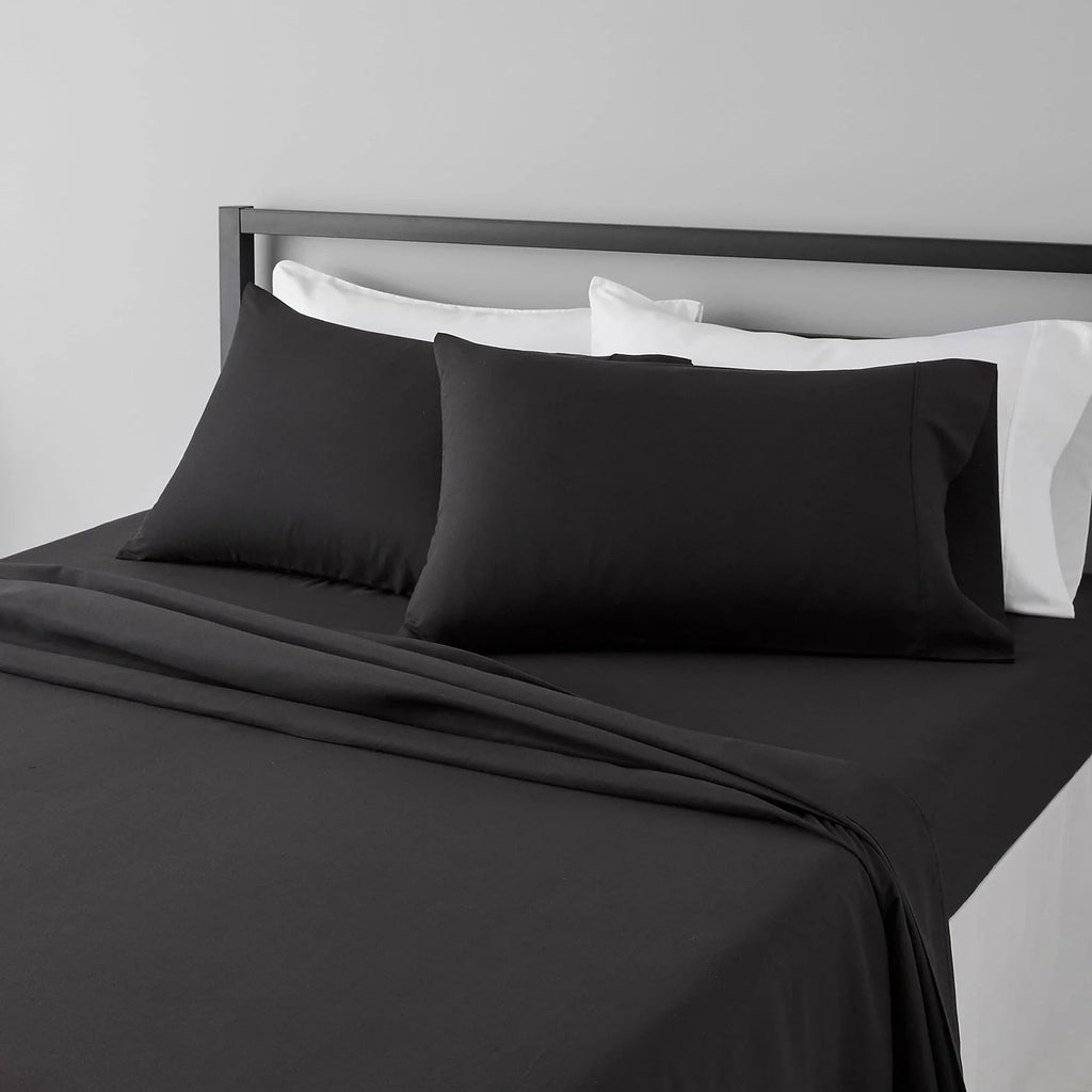 BATTILO 4-Piece Microfiber Bed Sheet Set | Twin to King
