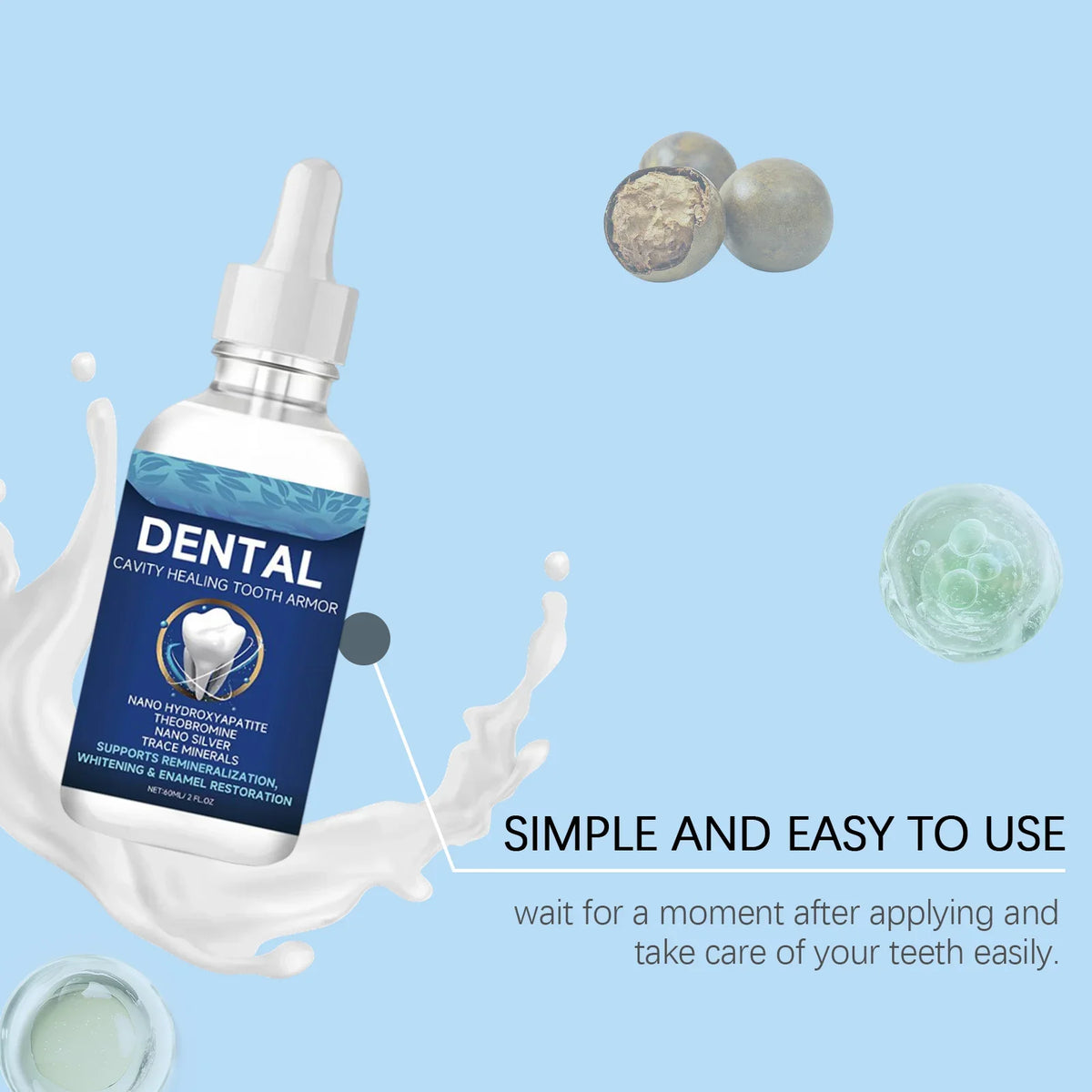 Tooth Whitening Serum – Gum Care & Enamel Repair Oral Hygiene
