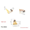 RS550 Motor Carbon Brush Holder 2-Pack | Metal Replacement Part