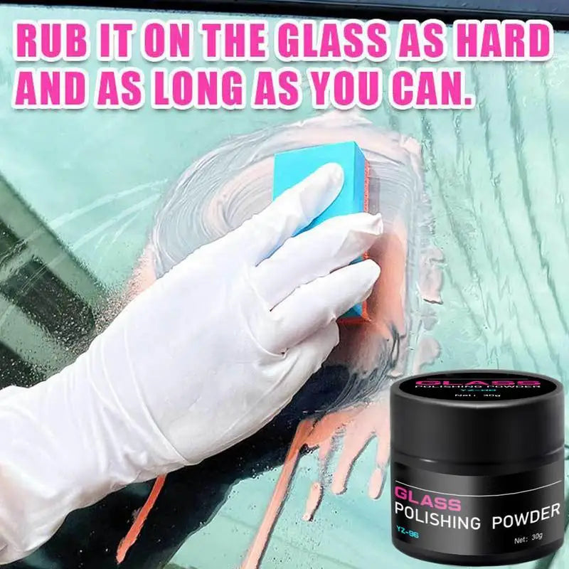 Glass Scratch Remover Oil Film Polishing Powder Cleaner Car Compound